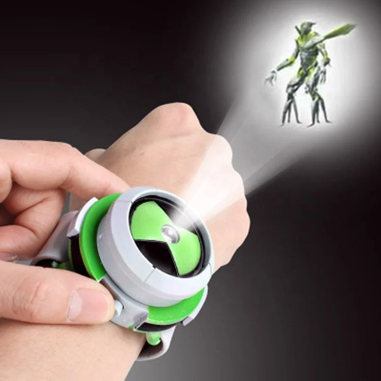 DL12 Hot Ben 10 детские часы Omnitrix игрушки для детей проектор студенческие день рождения Пластиковые силиконовые