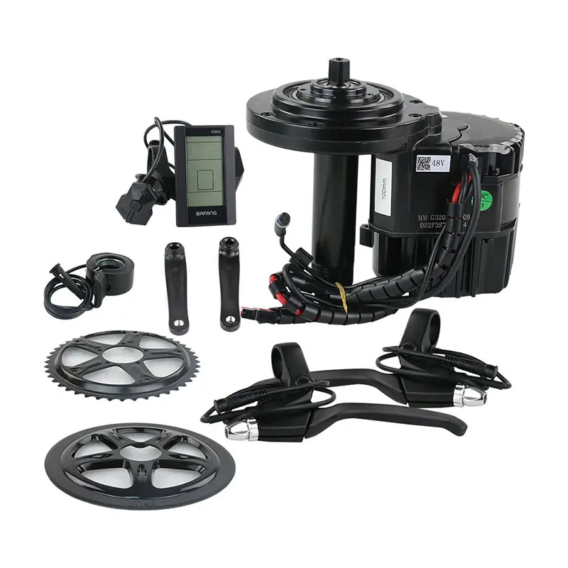 Customization  Bafang Electric Mid Drive Motor 8FUN 48V ebikeebike conversion kit front wheel with battery