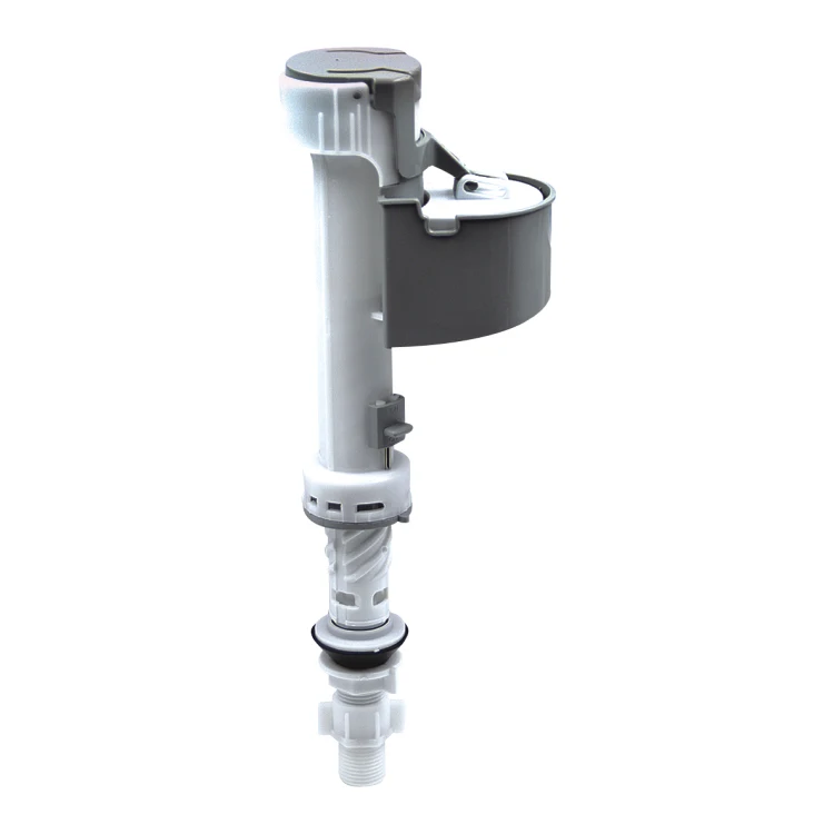 Toilet Tank Dual Flush Fittings Spiral Adjustable Fill Valve Pull Inlet Valve For One-Piece Universal 2 Inch Fill Flush Valve