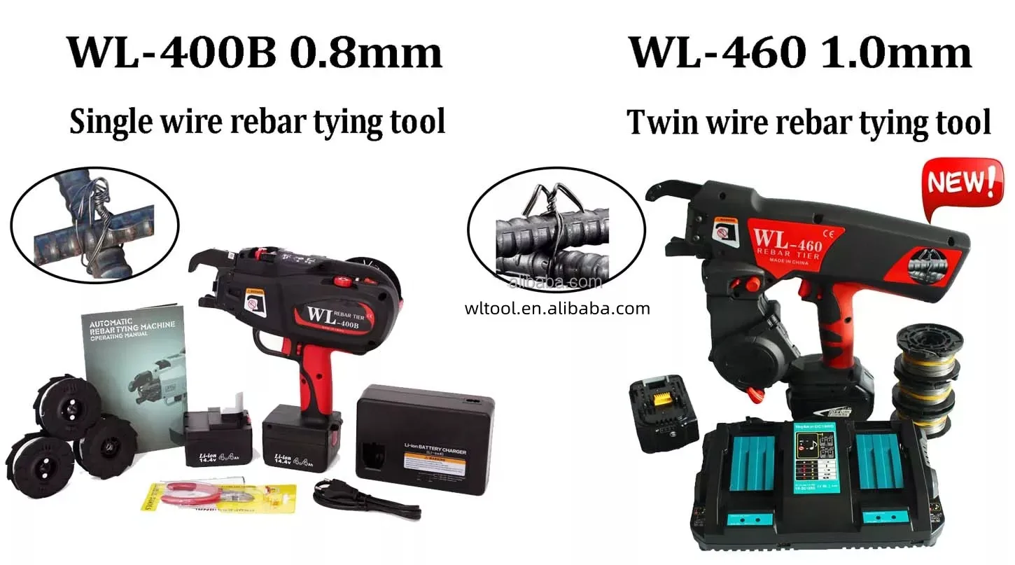 Twisting Tie Tools Manufacture Ring Tool Gun Fitting Reel Wire Automatic Rebar Tying Machine