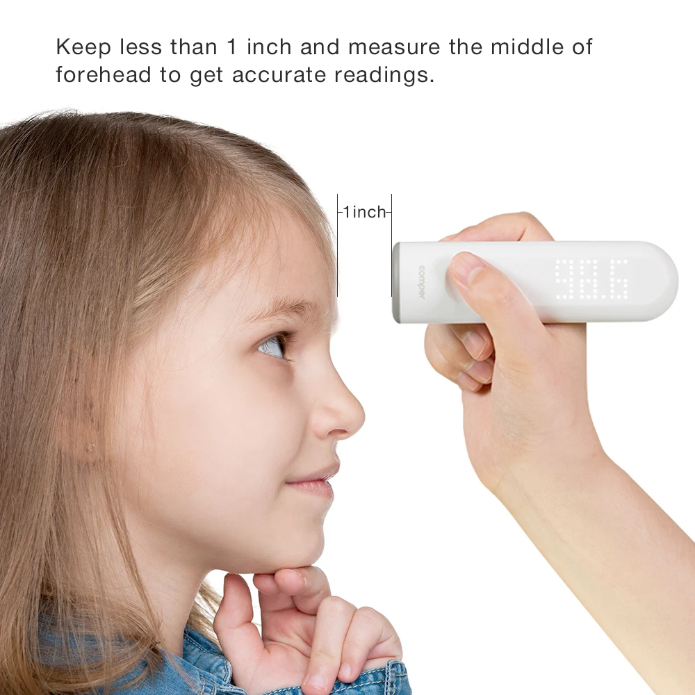 
In stock one day shipping termometro digital baby Smart Forehead thermometer infrared forehead thermometer 