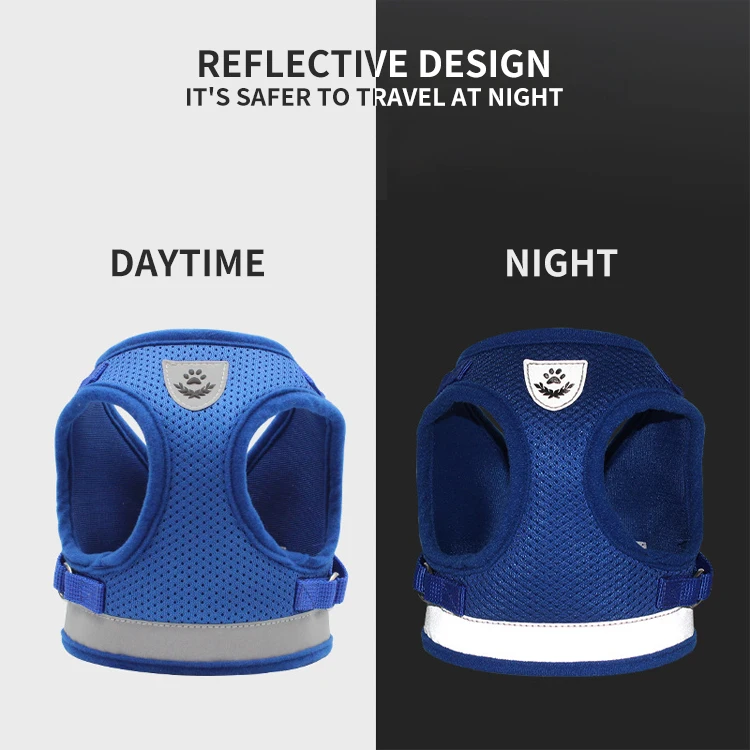 Dog harness lead strong harness leash set soft dog harness for small dogs