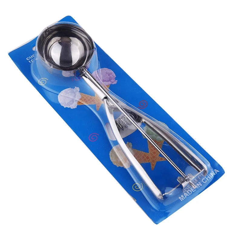 2024 Promotional cheap fashion luxury hotel restaurant stainless steel ice cream spoon