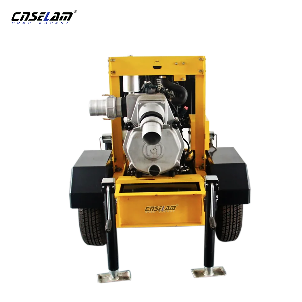 Self-priming Trailer Pump Truck for Factory Sales