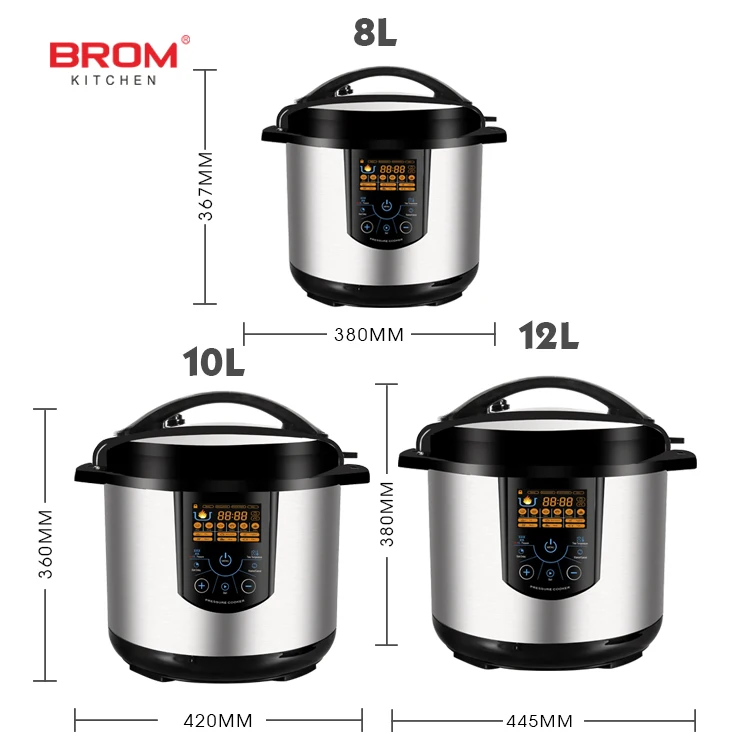In stock Factory Direct New 6L Non-Stick Coating Inner Pot Household Coocker Electric Pressure Cooker