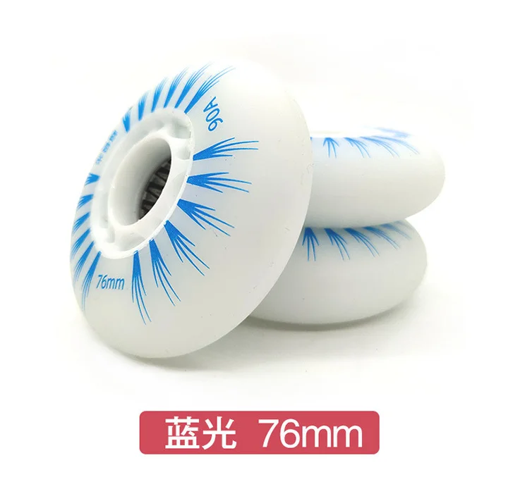 
Good quality PU inline skates LED wheel flashing wheel 80mm roller skates wheels 