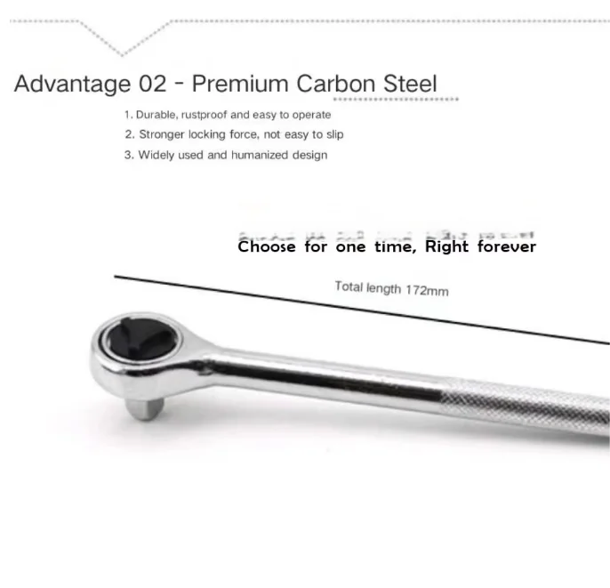 Cisivis Hot Sale Heavy Duty 40pcs  Socket Wrench Set carbon steel Hand Tools Kit Car Accessories Vehicle Repair Tool