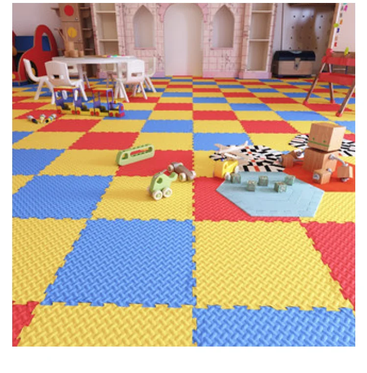 HONLOY Wholesale Eco Friendly 60x60cm Leaf Pattern Jigsaw Eva Gym Foam Mat Exercise Puzzle Floor Mat Baby Foam Tiles