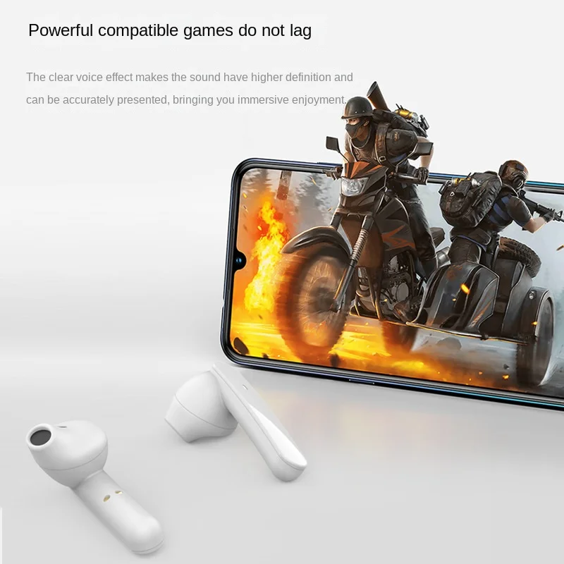 New Private Model Headset 5.1real Wireless Sports Semi In Ear Touch Black Technology Blue Tooth Earphone Earbuds