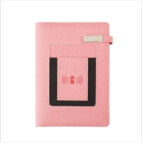 new powerbank notebook design with 16g usb flash drive notebook set for gift notebook