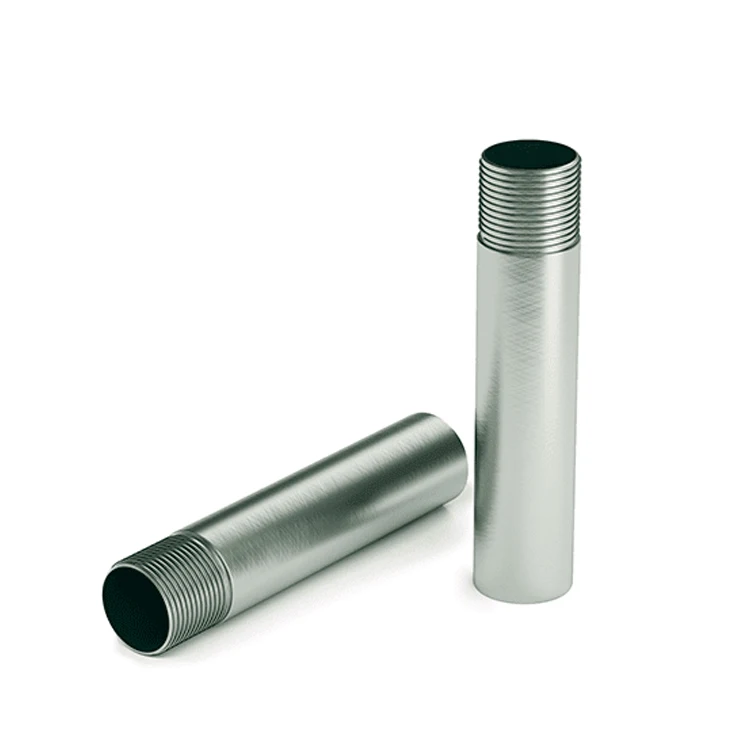 Custom 1/8 1/2 3/4 1 inch Threaded Fitting IPS NPT Pipe Nipple