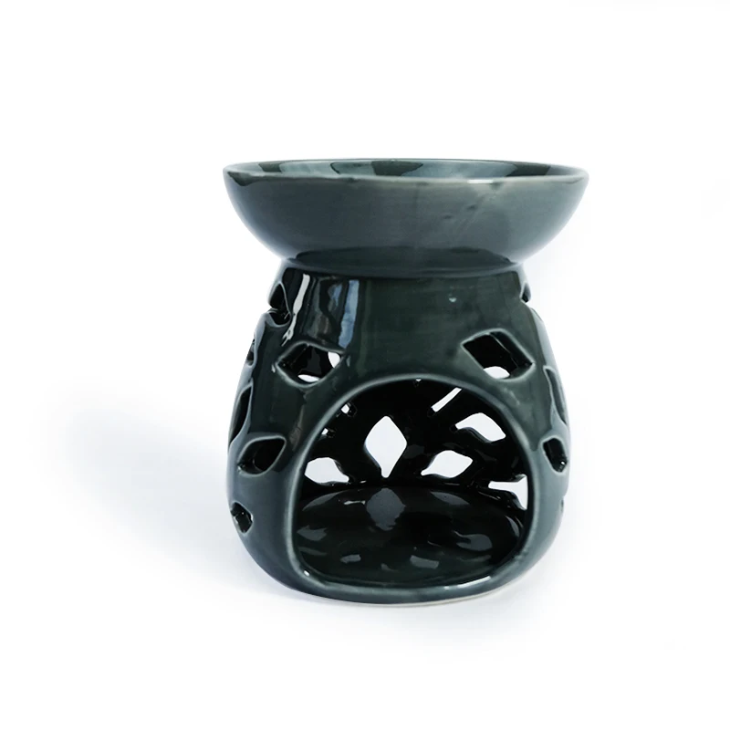 Ceramic Oil & Incense Burner Iridescent Wax Tart & Candle Warmer Electric for Indoor Use US Plug Standard