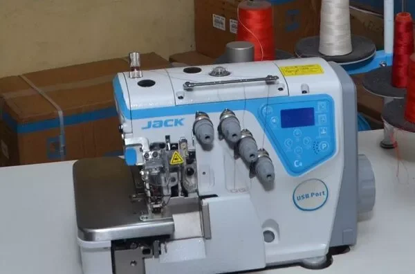 Used JACK C4 Automatic Overlock Sewing Machine