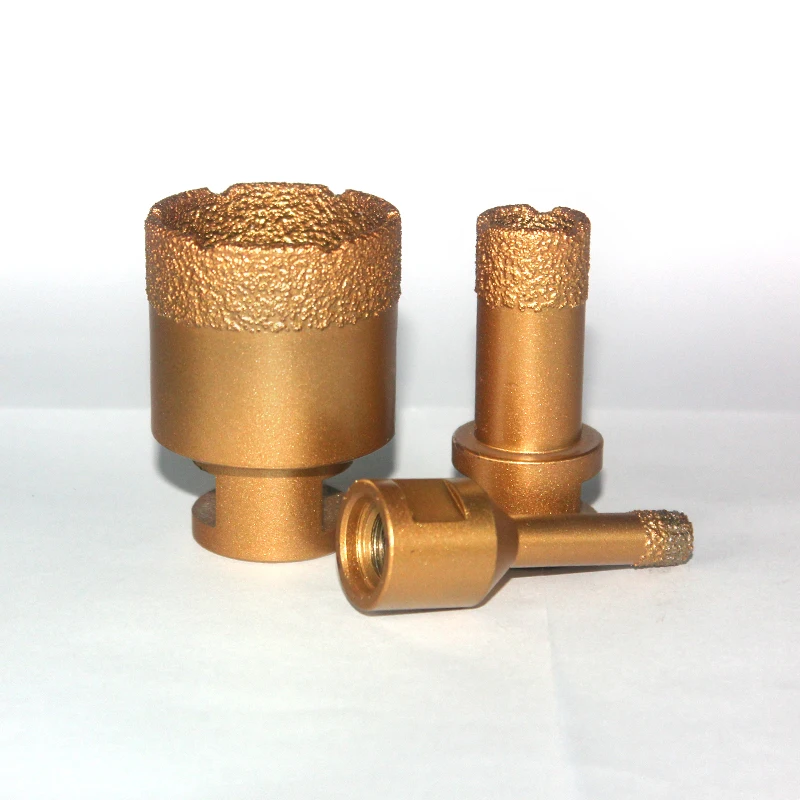 High quality M14 Diamond Drill Bits Vacuum Brazed Drilling Core Bit Diamond Hole Saw Set for Angle grinder