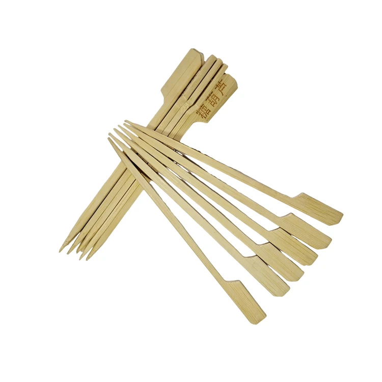 Eco Friendly Barbecue Square Incense Bamboo skewer Sticks Customization for Barbecue