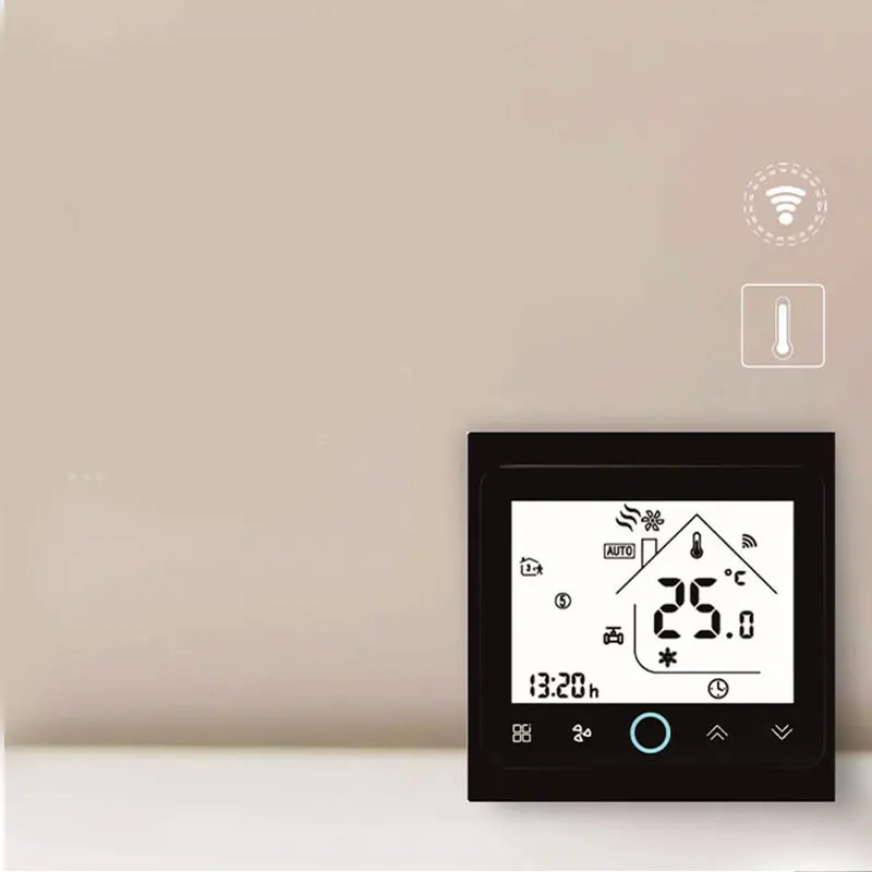 Smart temperature controller electric programmable room thermostat 2 pipes