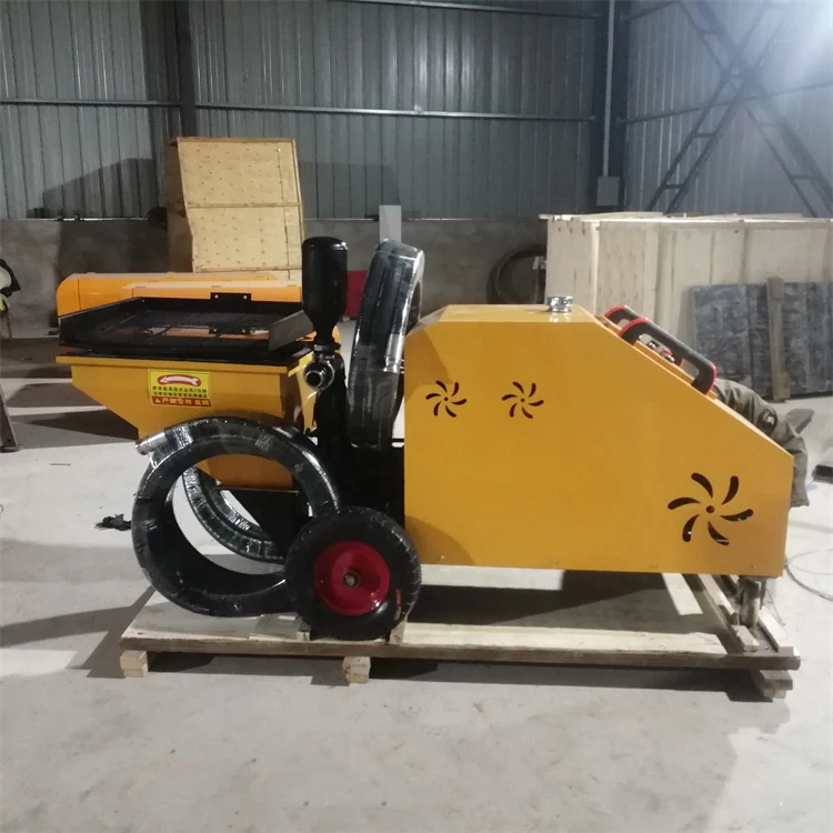 New Type Cement Sprayer High Power Double Cylinder Plunger Mortar Spraying Machine