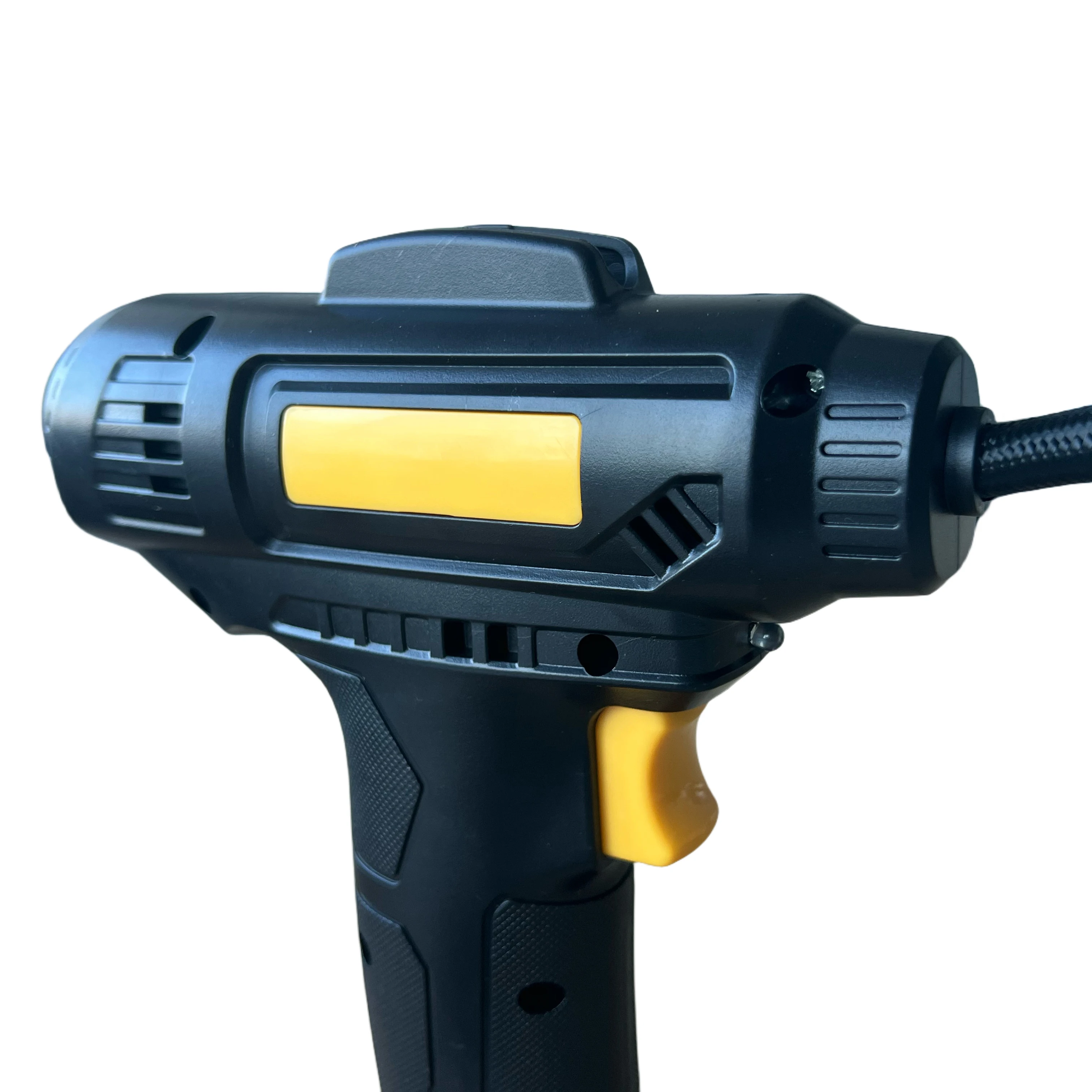 2024 New Design Portable Car Air Pump Factory Directly Sales Handheld Tire Inflator with Mechanical Pointer ABS Material