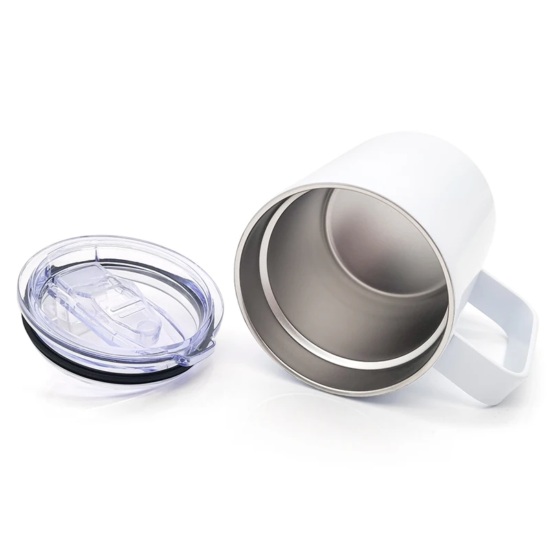 Top ranking products sublimation blank enamel mug 12 oz double wall  stainless steel vacuum cups