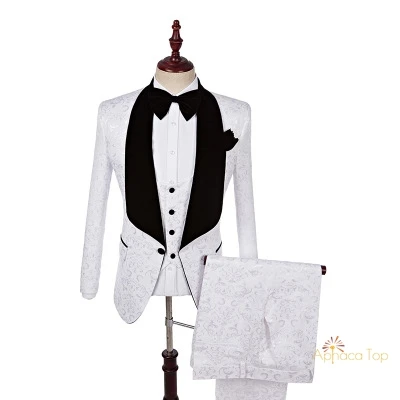 
APHACATOP 2020 Good Quality Slim Fit Groom Tuxedo Custom Men Wedding Suits 