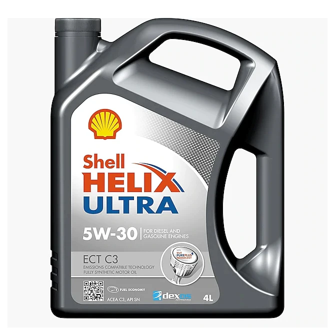 
Shell Helix Ultra ECT C3 5w30 wholesale fully synthetic engine oil for Diesel 