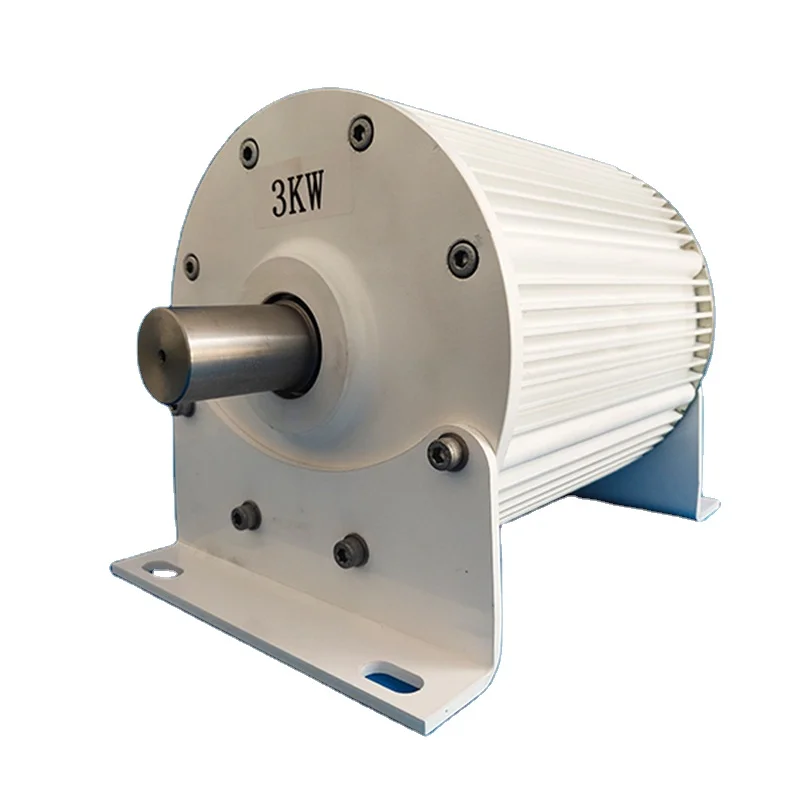 Low Rpm Alternative Energy Generator Three Phase 96V 3kw Axial Flux Permanent Magnet Generator