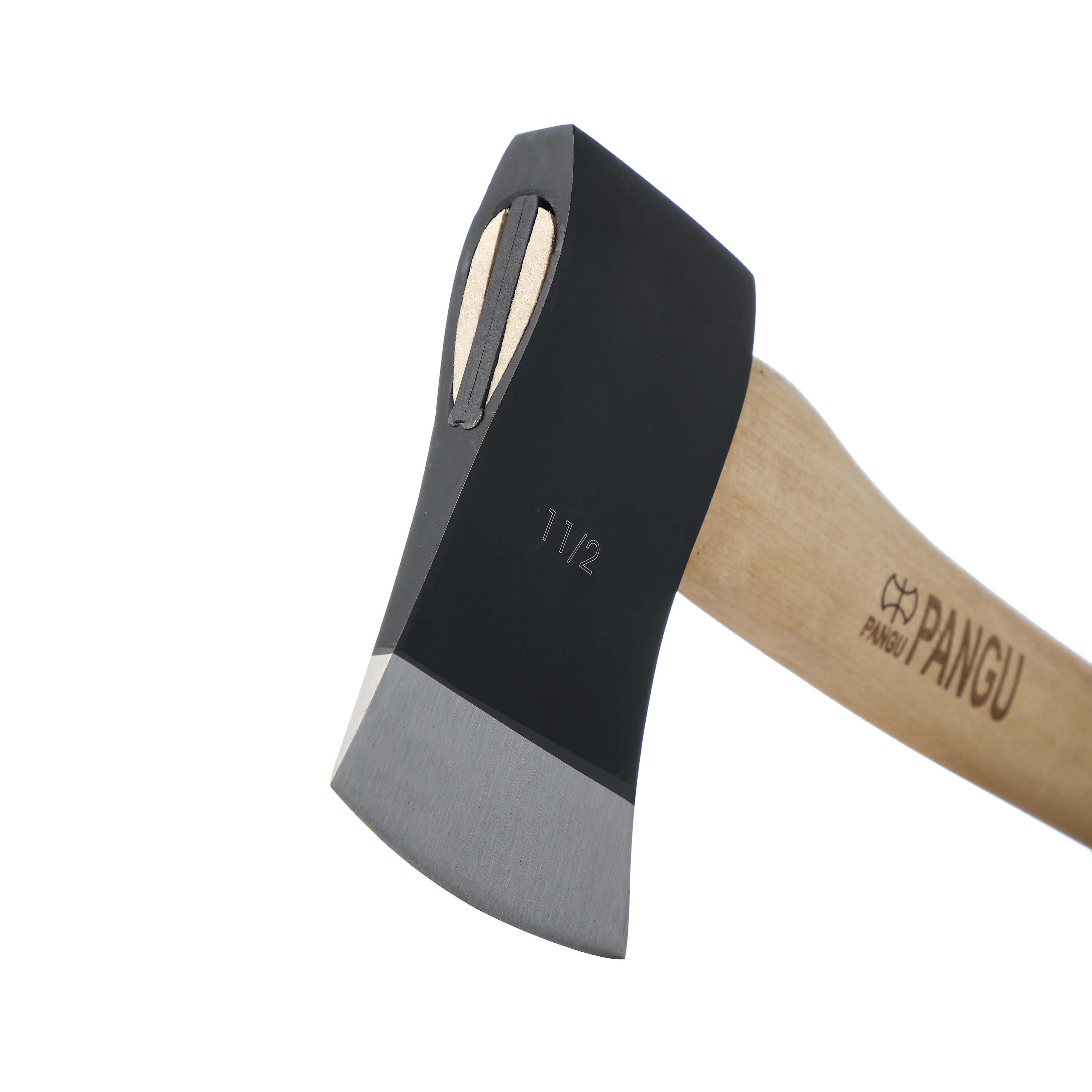 America Type Damascus Hand Axe With Hickory Axe Handle