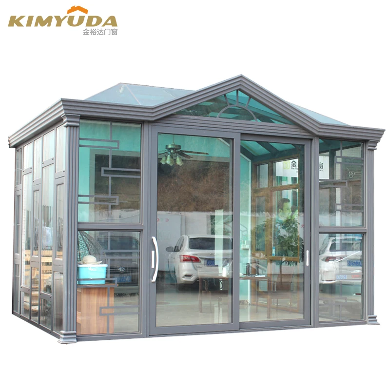 Glass Solarium Sun Room Modern Home Aluminum Winter Garden Solarium Sunroom Glass Houses From China