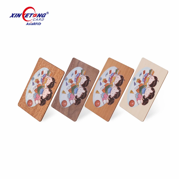 High Quality Membership Management Rfid Chip Smart Wooden Key Card