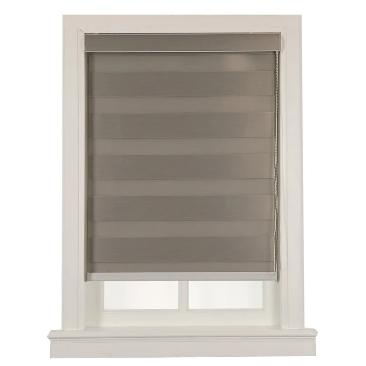 New arrivals blackout double roller color korea manual zebra blind