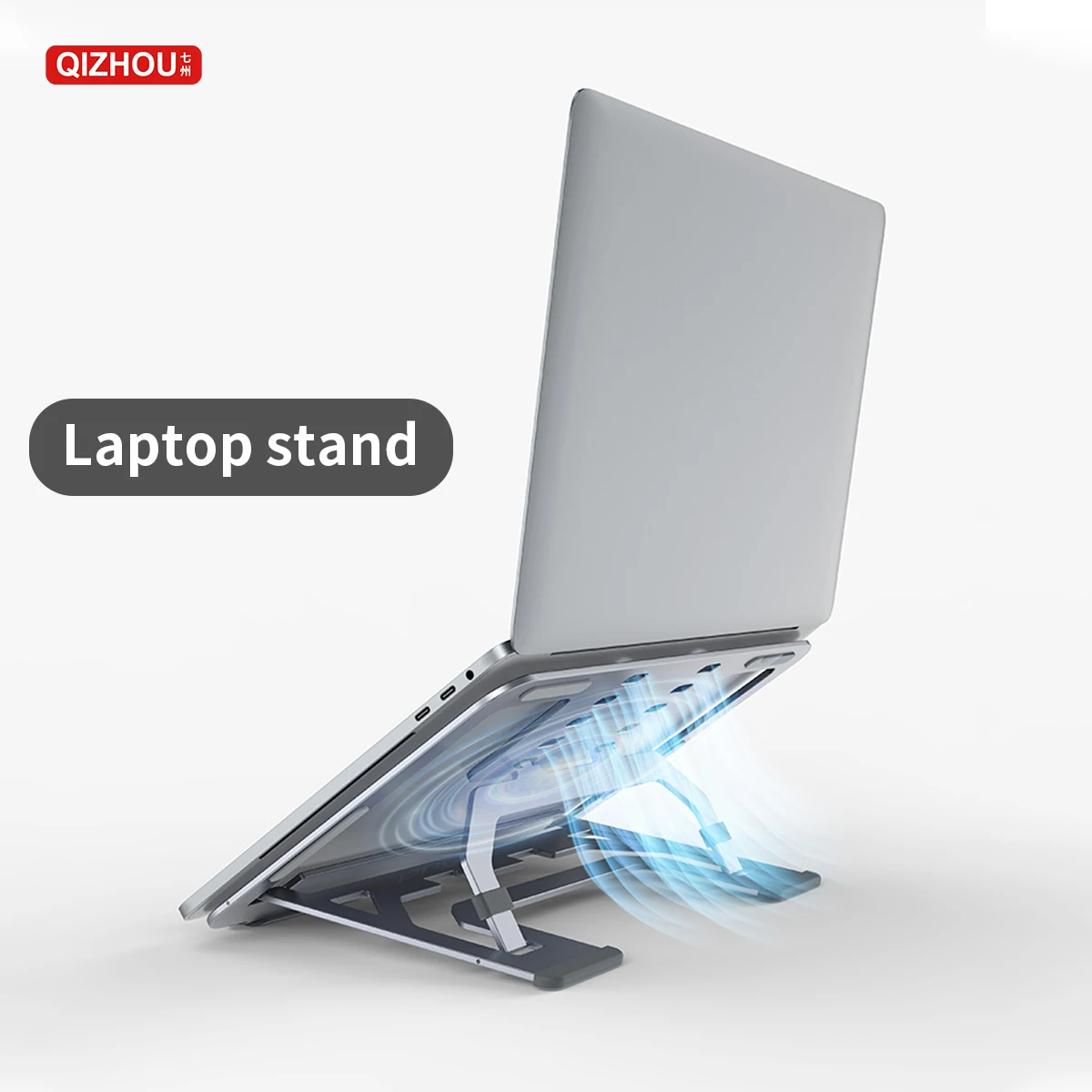 Factory Wholesale Aluminium Alloy Foldable Laptop Shelf Bracket Office Desktop Laptop Stand