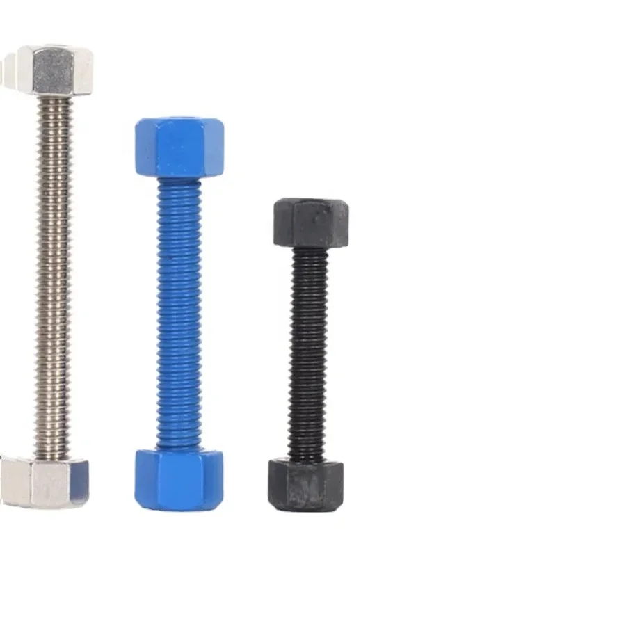 SS316 L ASTM A193 B8 B8m  Stainless Steel Stud Bolt And Nut