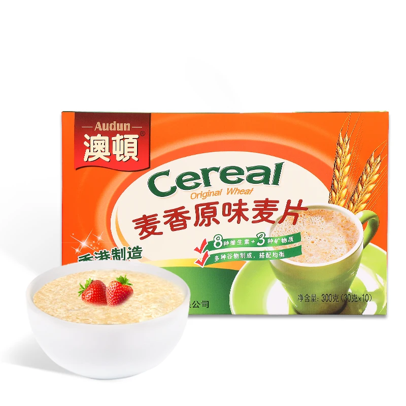 
Audun good quality breakfast cereal brewed into low-sugar cereal 