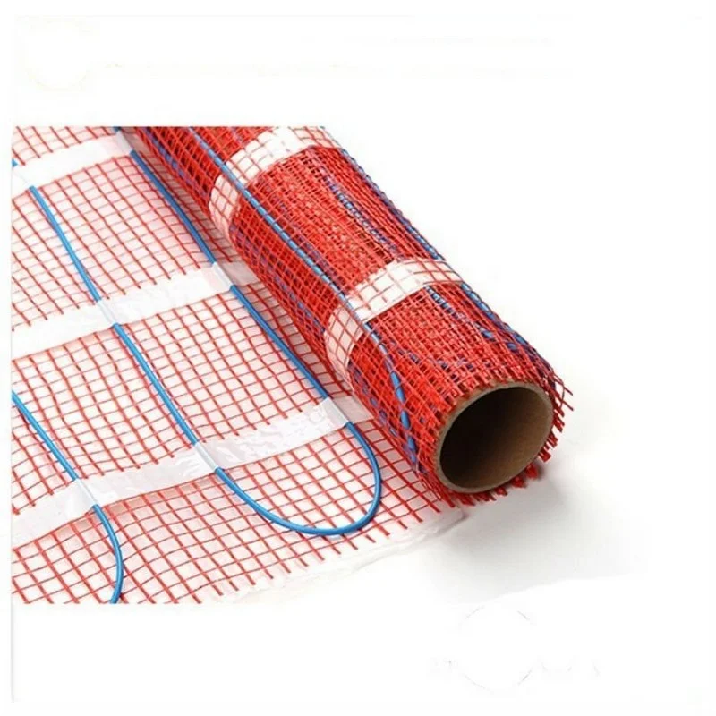 Self regulating electric warm floor mats for tile floor