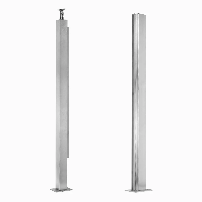 Supplier Custom Hot Sale Interior Villa Apartment Railing Handrail Stainless Steel Glass Railing