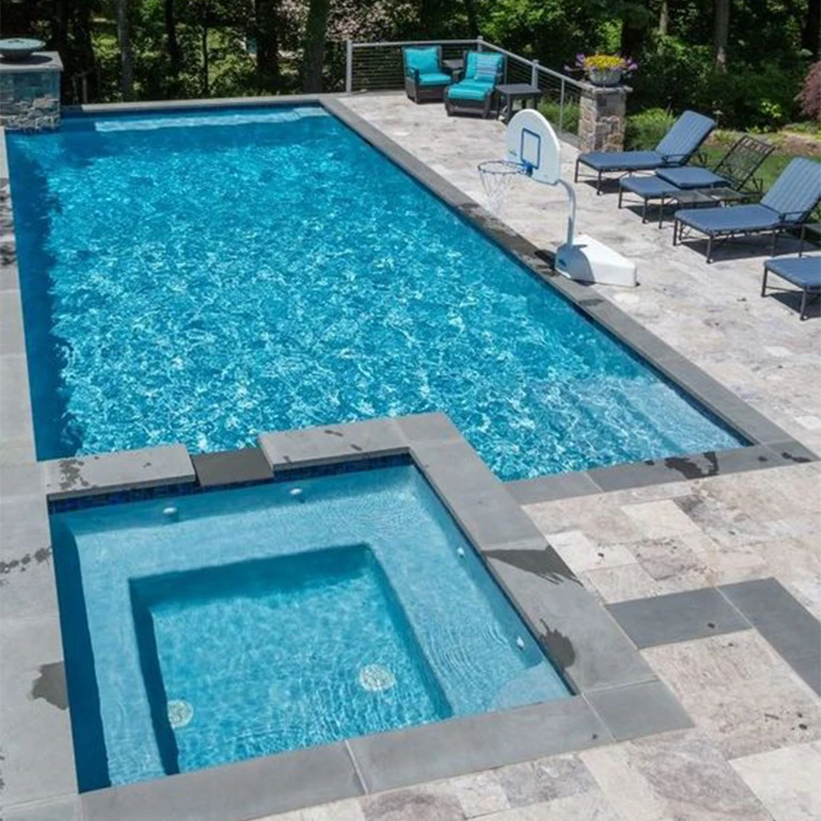 Enjoy the perfect pool experience with customized fiberglass swimming pools built for outdoor luxury swimming pool