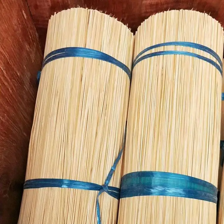Factory Sale Round Natural 1.3Mm Indian Bamboo Agarbatti Incense Stick