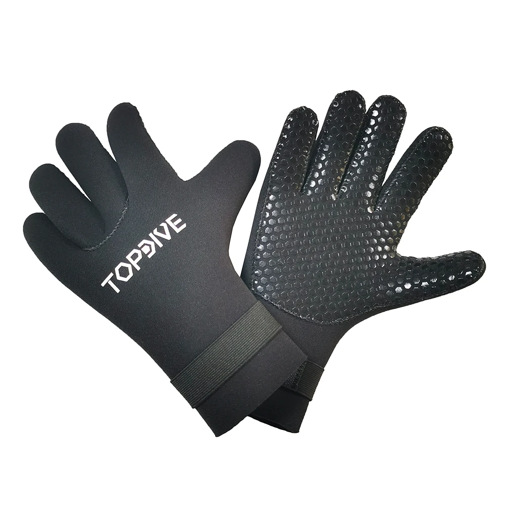 3mm 5mm Neoprene Diving Gloves Spearfishing Gloves Non-slip Anti-cut Wet Kayaking Gloves