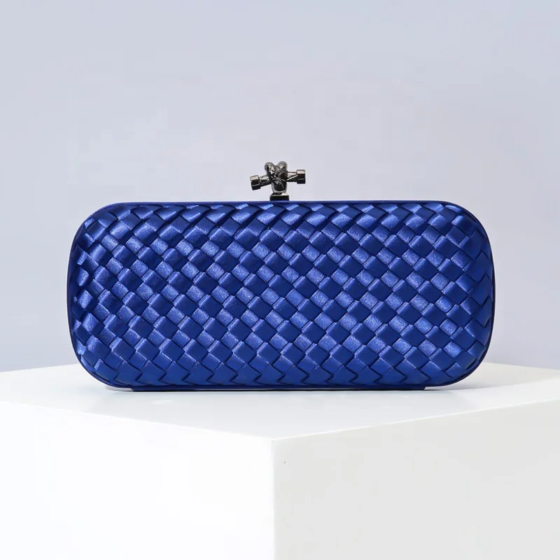 2024 Handmade Evening Bags For Women Newly Designed Woven Dinner Bags Ladies Fashion Clutch Bag
