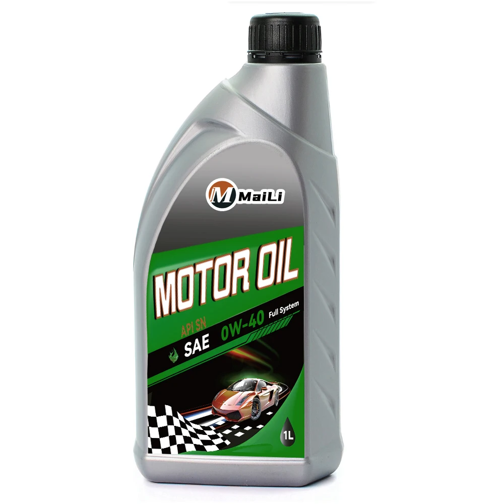 Fully synthetic motor oil SN 0W40 for high performance engine