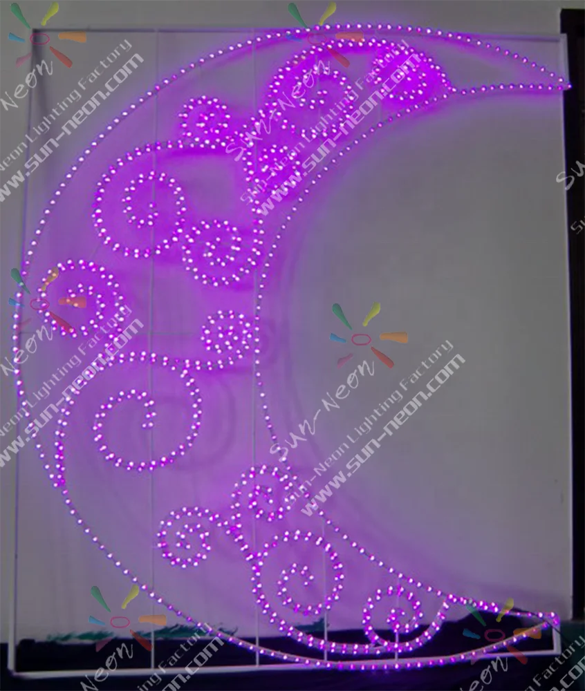 outdoor led Star Moon Ramadan decorations light