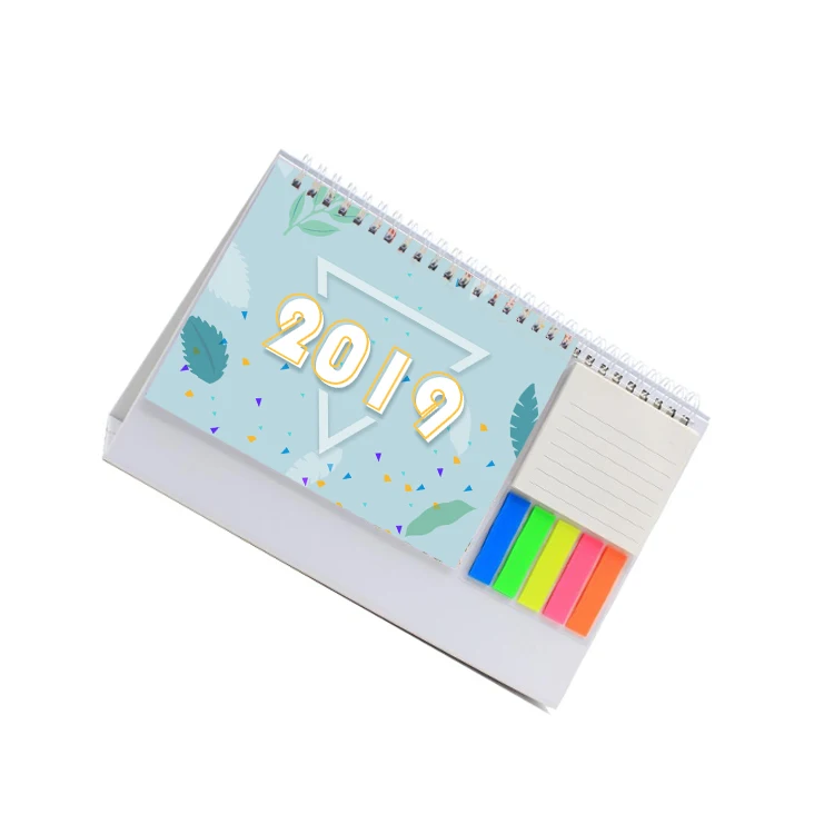 
Factory Printing Colorful Custom Desktop Calendar With Sticky Notes 