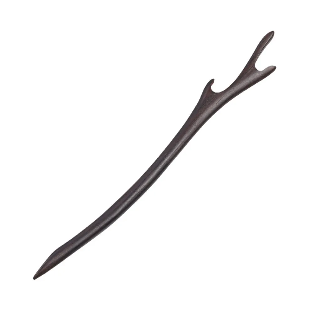 wooden Hairpin  Female Hairpins classic wooden hair fork for woman