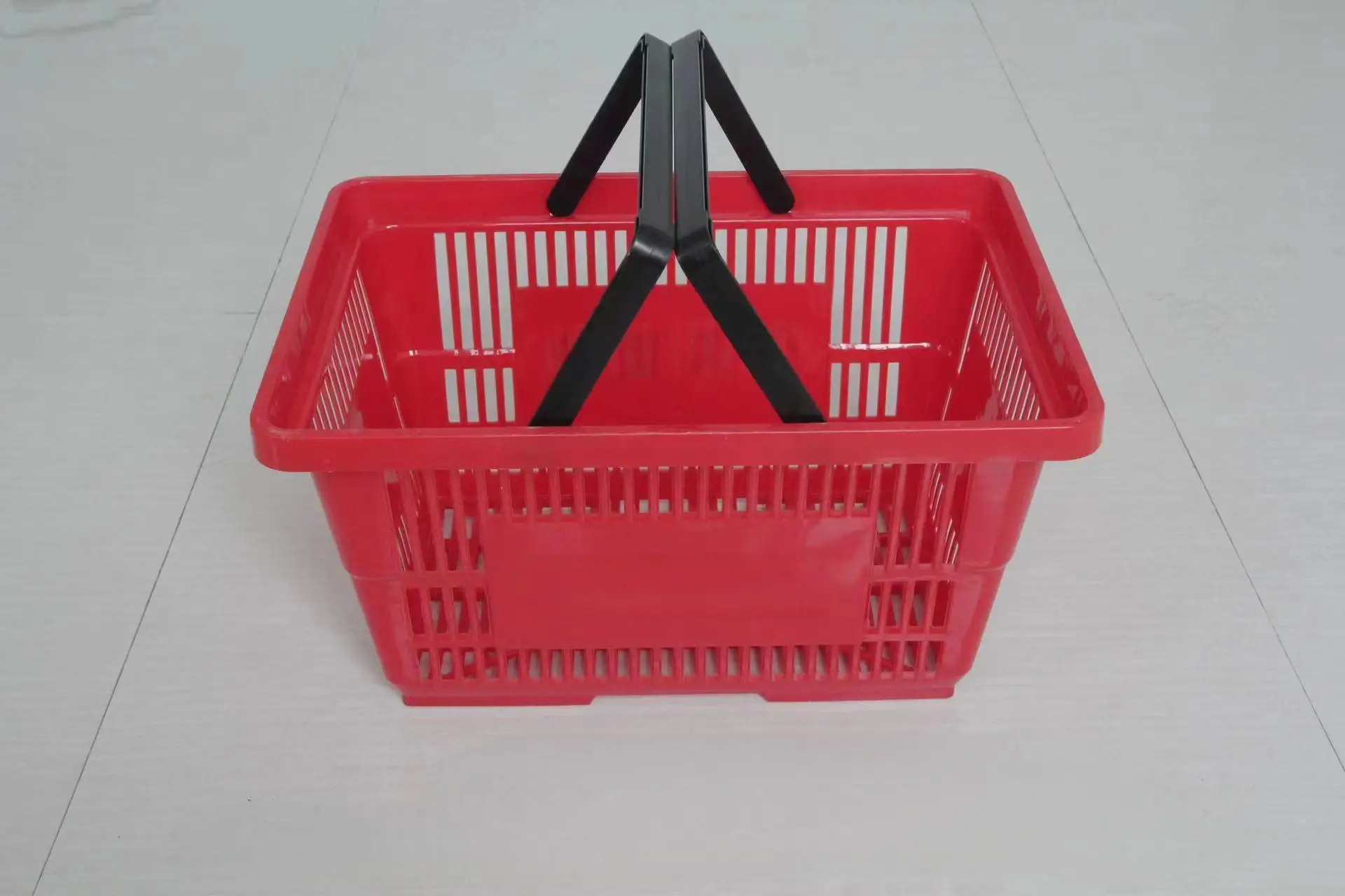 PFT Retail Two Handle Super Market Colorful Shopping Hand Basket for Shopping