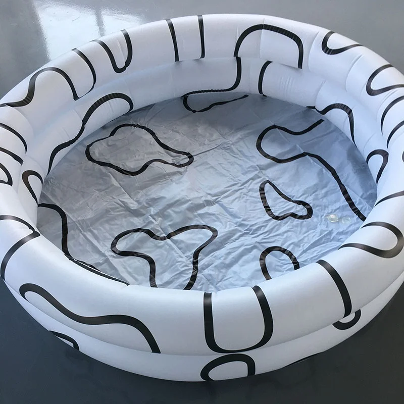 2 rings PVC inflatable kiddie pool