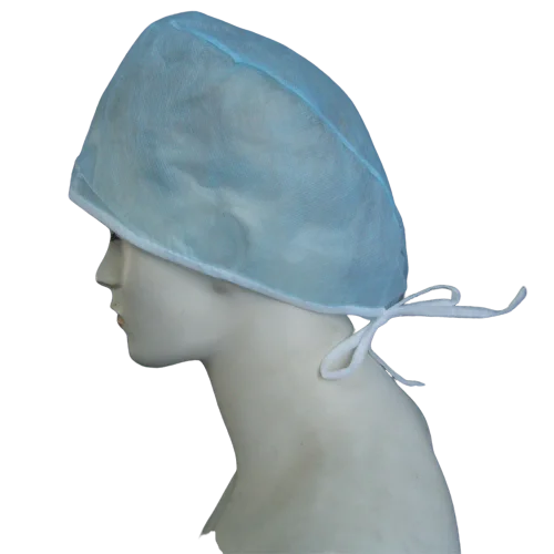 Non-Woven Doctors and Nurse Suit Mens Hospital Strip Hairnet Medical Surgical Cap