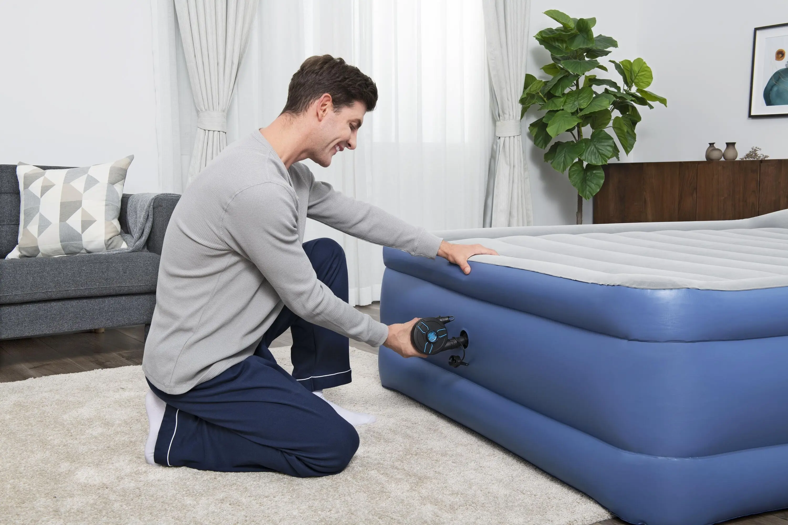 Bestway 62260 PowerTouch Electric pump without grip Two-color USB charging handheld pump for camping mat