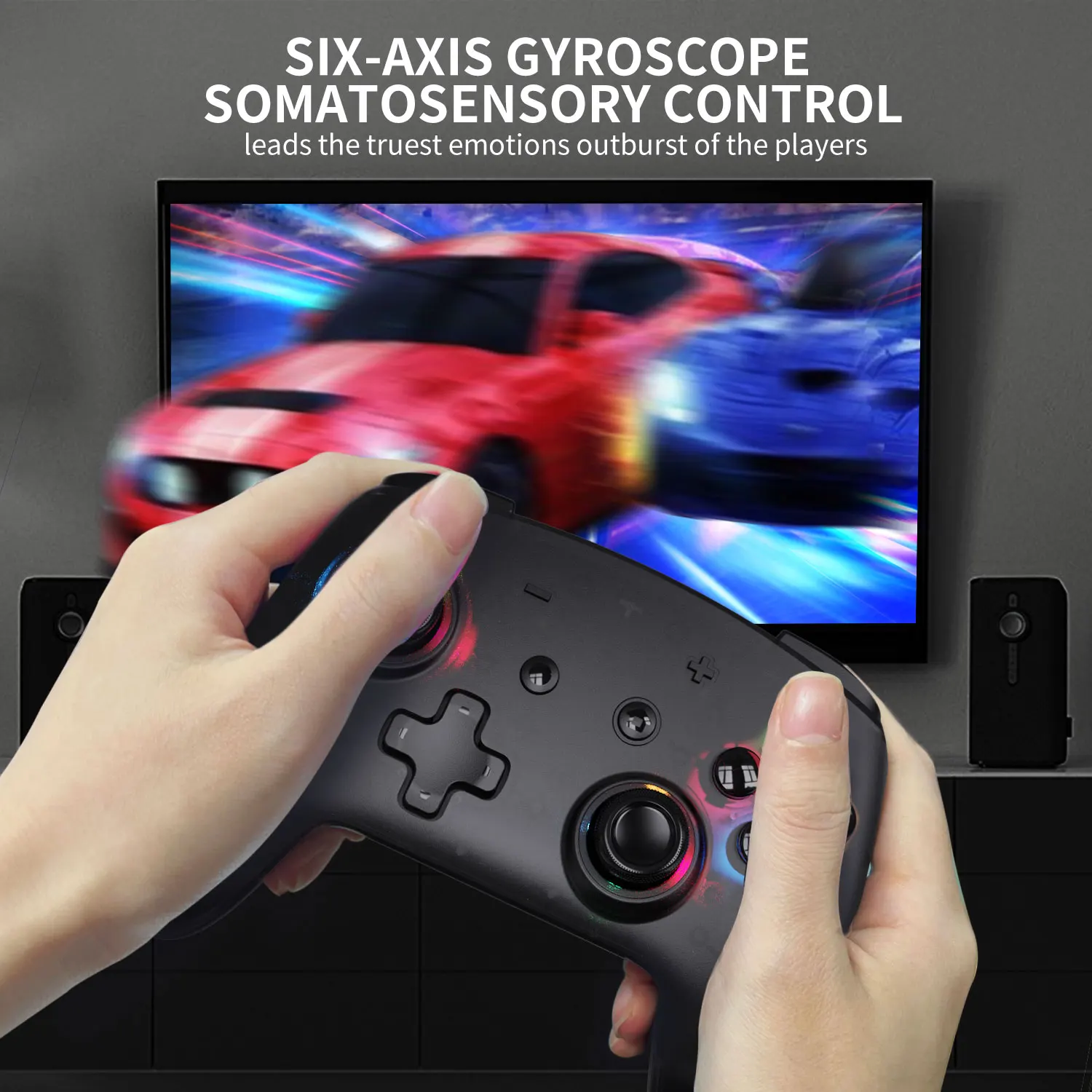 Wireless switch pro controller with Turbo function Six-axis gyroscope BT gamepad ns gaming controller