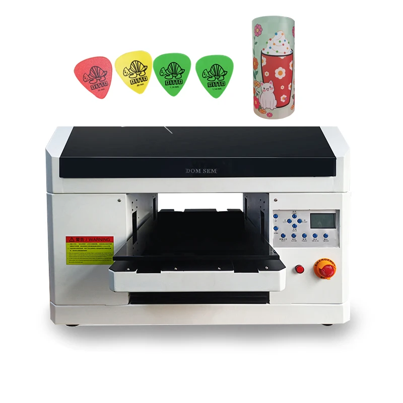 Best price A3 Durable UV Printer for PVC Glass Phone Cases Leather Wood Ceramic & Metal Inkjet UV DTF Printer for bottle Sticker