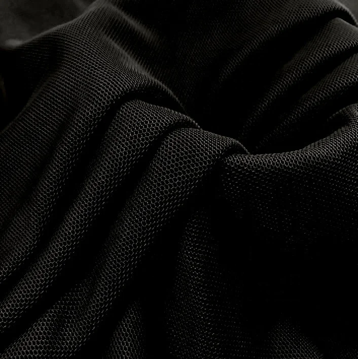 
Finished base net polyester spandex stretch mesh lining fabric for underwear dress 